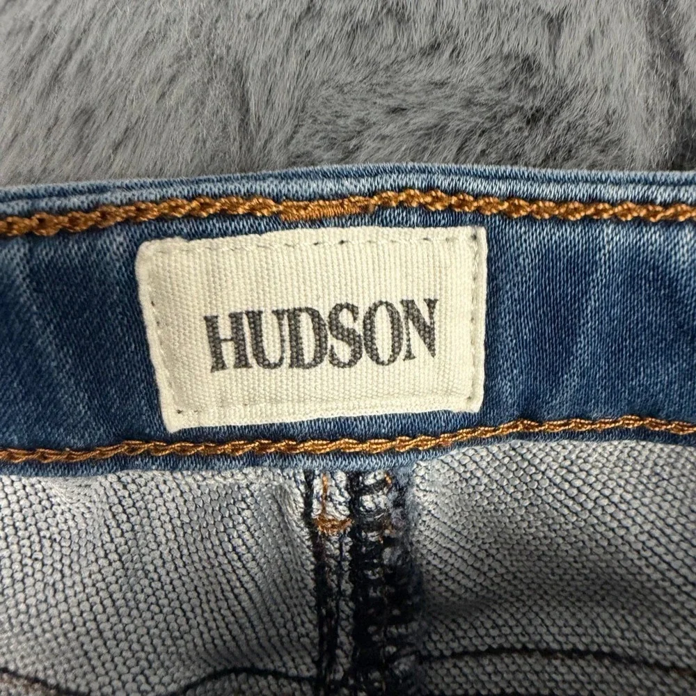 Hudson Kids Blue Denim Jeans Light Wash Cuffed 18 Months Toddler Boys Girls